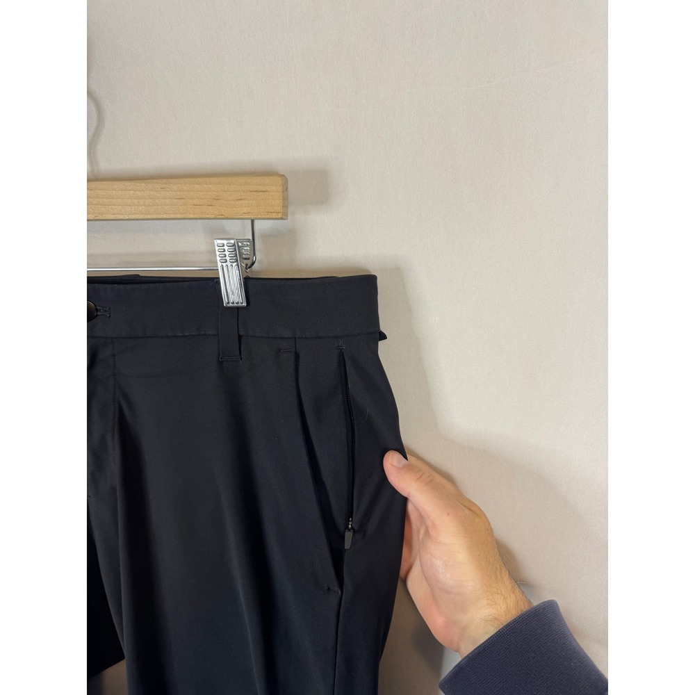 Lululemon Commission Slim-Fit Pant Black Mens Size 33X32 - Picture 3 of 9